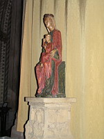 Gaillac, Abbatiale St-Michel, Statue de la Vierge a l'enfant (XIVeme)(1)